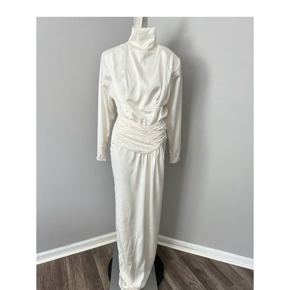 🤍THE NEW ARRIVALS- ILLKYAZ OZEL- Agnes Draped dress- NWT SIZE FR 36/US4 - Picture 7 of 12